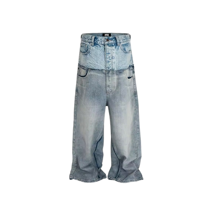 "DOUBLE STACK" DENIM PANTS