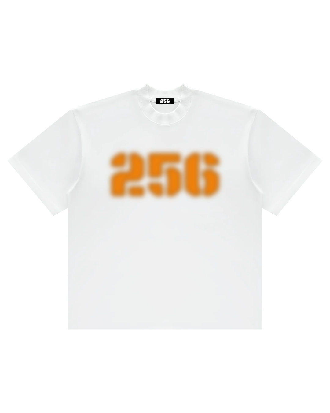 ORANGE BLUR UNIFORM LOGO T-SHIRT