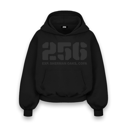 256 BLACK UNIFORM HOODIE
