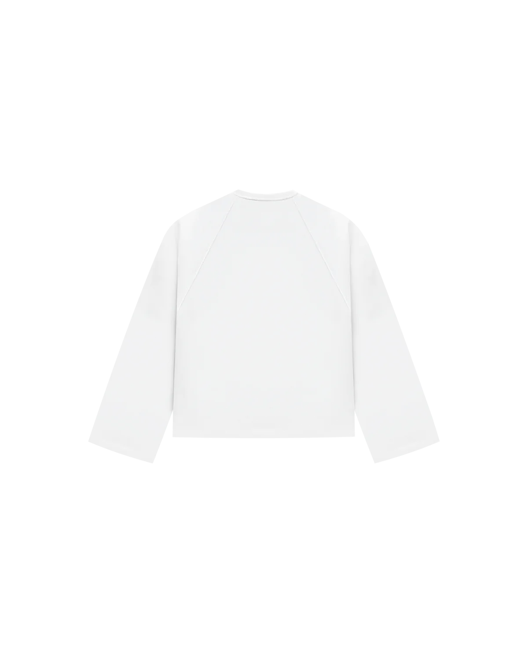 "DOUBLE LOGO" WHITE LONGSLEEVE