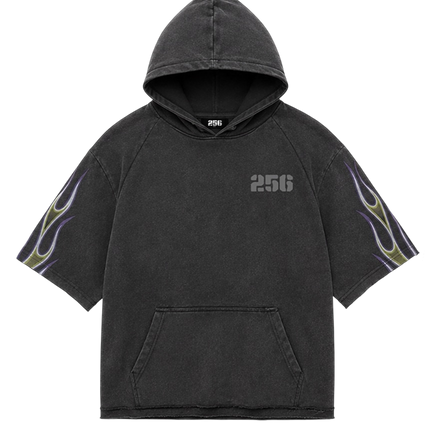 PURPLE FIRE HOODIE
